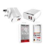 شارژر دیواری الدینیو مدل A2502Q به همراه کابل تبدیل USB-C - تصویر 2