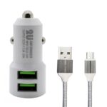 شارژر فندکی الدینیو مدل C309 به همراه کابل تبدیل microUSB