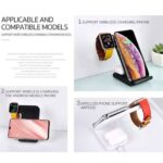 شارژر مگ سیف سه کاره کوتتسی Coteetci 3in1 wireless charging stand CS5169 - تصویر 5