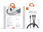 کابل شارژ سه‌سر فست‌شارژ مک دودو Mcdodo CA-8790 3-in-1 Type-C/ Lightning/ Micro Super Fast Charging Cable For iphone and Android - تصویر 4