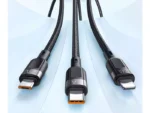 کابل شارژ سه‌سر فست‌شارژ مک دودو Mcdodo CA-8790 3-in-1 Type-C/ Lightning/ Micro Super Fast Charging Cable For iphone and Android - تصویر 2