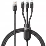 کابل شارژ سه‌سر فست‌شارژ مک دودو Mcdodo CA-8790 3-in-1 Type-C/ Lightning/ Micro Super Fast Charging Cable For iphone and Android