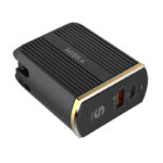 شارژر دیواری فست شارژ Hiska H-114PD 2Port QC3.0 PD 3A 38W + کابل تبدیل تایپ سی - تصویر 5