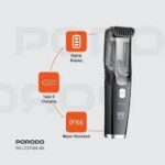 اصلاح کننده ریش و بدن Porodo Air Suction Beard & Body Trimmer - تصویر 3