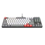 کیبورد گیمینگ هیسکا مدل HISKA HX-KEG440، سوییچ مکانیکال آبی، Tenkeyless، نورپردازی RGB - تصویر 2
