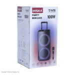اسپیکر بلوتوثی چمدانی  هیسکا مدل Party Box 1009 - تصویر 3