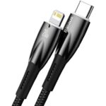 کابل تایپ سی به لایتنینگ 20 وات 1 متر بیسوس Baseus Glimmer PD Fast Charging Data Cable CADH000002-CADH000001