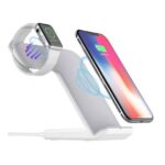 شارژر مگ سیف سه کاره کوتتسی Coteetci 3in1 wireless charging stand CS5169 - تصویر 2