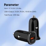 شارژر فندکی 30 وات الدینیو مدل C105 به همراه کابل USB-C - تصویر 5