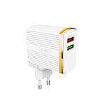 شارژر دیواری الدینیو مدل A2502Q به همراه کابل تبدیل USB-C