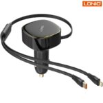 شارژر فندکی الدینیو LDNIO مدل c107 - تصویر 2