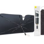 چتر افتاب گیر شیشه جلو خودرو تک لایه بیسوس Baseus CoolRide Windshield Sun Shade Umbrella Lite CRKX000101_CRKX000001