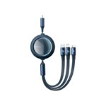 کابل سه کاره بیسوس مدل Baseus Bright Mirror Retractable 100W 1.2M - تصویر 5