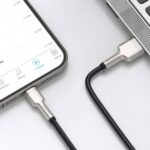 کابل آیفونی Baseus Cafule Series Metal IPhone 2.4A 1m - تصویر 4