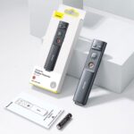 ریموت پوینتر و پرزنتر شارژی بیسوس مدل Orange Dot PPT Wireless Presenter - تصویر 6