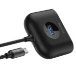 هاب آداپتور یو اس بی بیسوس Baseus Square round 4 in 1 USB HUB Adapter - تصویر 6