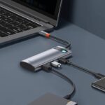 هاب 6 پورت USB-C باسئوس مدل CW0G - تصویر 5