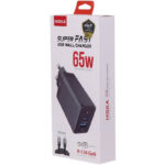 شارژر دیواری  هیسکا مدل H-126GAN توان 65 وات به همراه کابل USB-C - تصویر 2