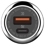 شارژر فندکی الدینیو مدل C1 به همراه کابل تبدیل USB-C - تصویر 4