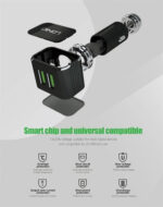 شارژر فندکی الدینیو مدل C306 با کابل میکرو USB - تصویر 5