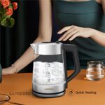 کتری برقی هوشمند لپرسو مدل LePresso Multi-Temperature Illuminated Glass Kettle LPCFFM0008 - تصویر 9