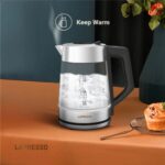 کتری برقی هوشمند لپرسو مدل LePresso Multi-Temperature Illuminated Glass Kettle LPCFFM0008 - تصویر 8