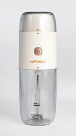 دستگاه دو کاره فوم ساز شیر و آسیاب قهوه لپرسو مدل LePresso LPMFGRWH 2IN1 Portable Milk Frother - تصویر 9