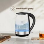 کتری برقی شفاف شیشه ای سریع جوش لپرسو مدل LePresso 360 Transparent Kettle - تصویر 5