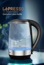 کتری برقی شفاف شیشه ای سریع جوش لپرسو مدل LePresso 360 Transparent Kettle - تصویر 3