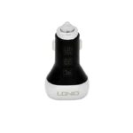 شارژر فندکی الدینیو مدل C2 به همراه کابل تبدیل USB-C - تصویر 2