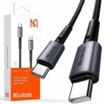 کابل شارژ فست (سریع) تایپ سی به تایپ سی ۶۵ واتی برند MCDODO مک دودو طول ۱ متر مدل CA-3130