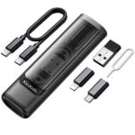 کابل تبدیل USB-C/USB به لایتنینگ USB-C/MicroUSB برند MCDODO مک دودو مدل WF-1720 به طول ۰.۳ متر