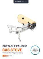 اجاق گاز کمپینگ قابل حمل Porodo Lifestyle Portable Camping Gas Stove Quick Install Magnetic Valve - تصویر 10