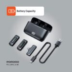 میکروفون بی سیم پرودو 2 فرستنده Porodo Lavalier Microphone PD-LDMCLA - تصویر 7