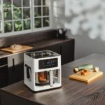 پانل لمسی Porodo Lifestyle Glass Pot Air Fryer Touch Panel 6 Preset Options - تصویر 9