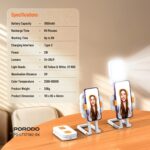 نور پرکننده پایه تلفن سبک زندگی Porodo Lifestyle Phone Stand Fill Light - تصویر 9