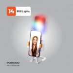 نور پرکننده پایه تلفن سبک زندگی Porodo Lifestyle Phone Stand Fill Light - تصویر 11