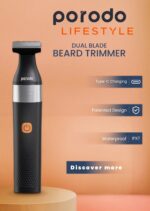 ریش تراش دو تیغه و اصلاح صاف و بدون درز Porodo Lifestyle Dual Blade Beard Trimmer Smooth Seamless Shave - تصویر 8