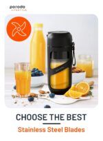 ماگ و مخلوط کن قابل حمل پرودو Porodo Lifestyle Juice & Smoothie Blender Vacuum Fresh Portable - تصویر 17