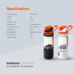 مخلوط کن شارژی پرودو مدل Porodo Lifestyle Dual Spin Clockwise & Reverse Portable Blender PD-PBLNDR - تصویر 14