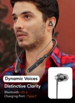 هندزفری گردنی پرودو مدل PORODO SV Pro Neckband Earphone ENC 5 Modes Voice Effects - تصویر 4