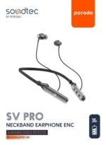 هندزفری گردنی پرودو مدل PORODO SV Pro Neckband Earphone ENC 5 Modes Voice Effects - تصویر 9