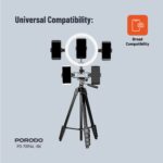 سه پایه گیمبال حرفه ای Porodo Professional Gimbal Tripod 171Cm Height - تصویر 6