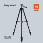 سه پایه گیمبال حرفه ای Porodo Professional Gimbal Tripod 171Cm Height - تصویر 8