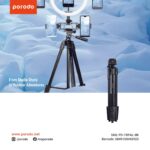 سه پایه گیمبال حرفه ای Porodo Professional Gimbal Tripod 171Cm Height - تصویر 10