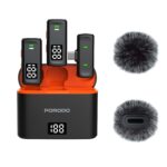 میکروفون و رابط بی سیم پرودو Porodo Lavalier Microphone PD-WCDMIC دارای ۲ فرستنده - تصویر 3