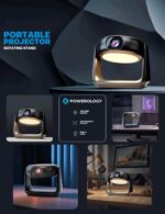 پروژکتور قابل حمل پاورولوژی مدل PWHDPBN Rotating Stand Portable Projector - تصویر 14