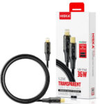 کابل تبدیل تایپ سی به لایتنینگ هیسکا مدل LX-11CI طول 1.2 متر