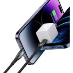 کابل تایپ سی به لایتنینگ 20 وات 1 متر بیسوس Baseus Glimmer PD Fast Charging Data Cable CADH000002-CADH000001 - تصویر 5