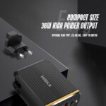 شارژر دیواری فست شارژ Hiska H-114PD 2Port QC3.0 PD 3A 38W + کابل تبدیل تایپ سی - تصویر 7